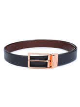 Men Black/Brown Solid Belt ALYBLT042